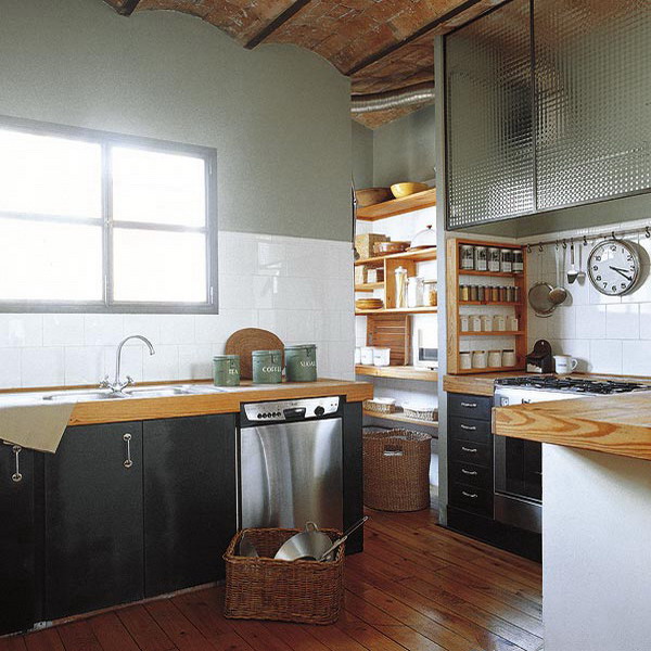 5 căn loft đẹp ở Mandrit và Barcelona - Tây Ban Nha-phòng bếp